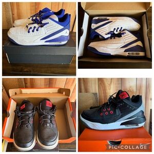 Air Jordan Sneakers in White and Black